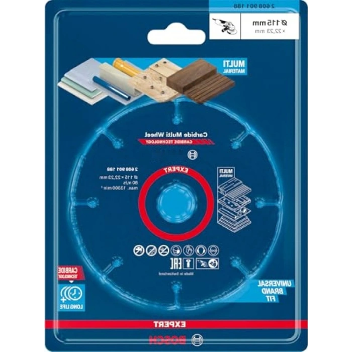 1x Carbide Multi Wheel Kesici Diskler, Ø 115 mm