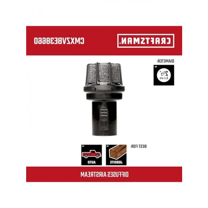 2-1/2 inç Difüzör - Islak/Kuru Vakum Ekleme