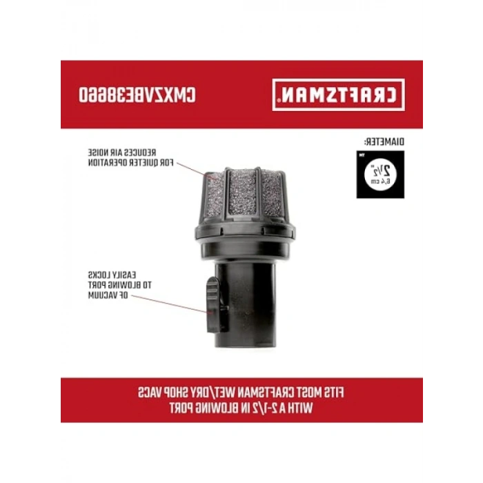2-1/2 inç Difüzör - Islak/Kuru Vakum Ekleme
