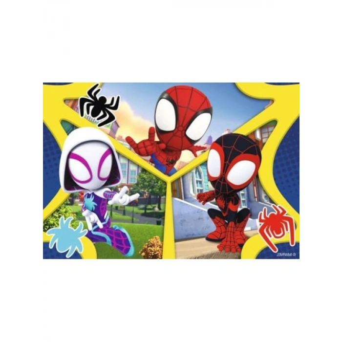 2 Adet 24 Parça Spidey Temalı Çocuk Bulmacası