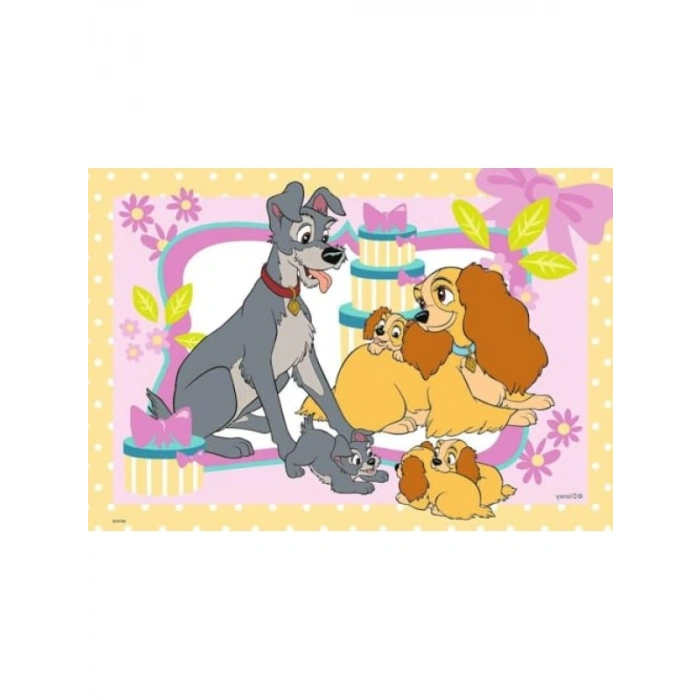 2 Adet 24 Parça Yapboz - Disney Temalı