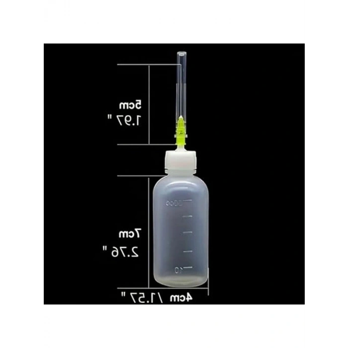 2 Adet 50ml Tekrar Kullanılabilir Şırıngalı Plastik Şişe, Kolay Doldurulabilir