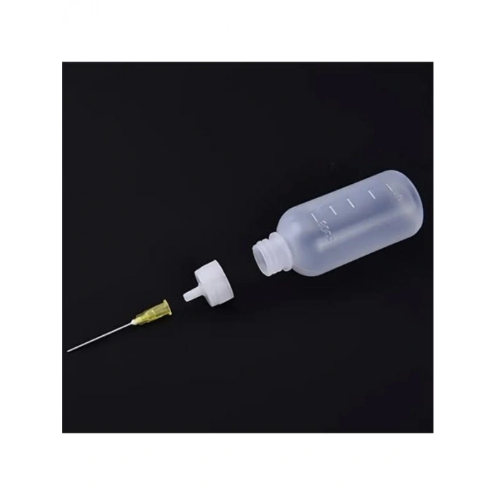 2 Adet 50ml Tekrar Kullanılabilir Şırıngalı Plastik Şişe, Kolay Doldurulabilir