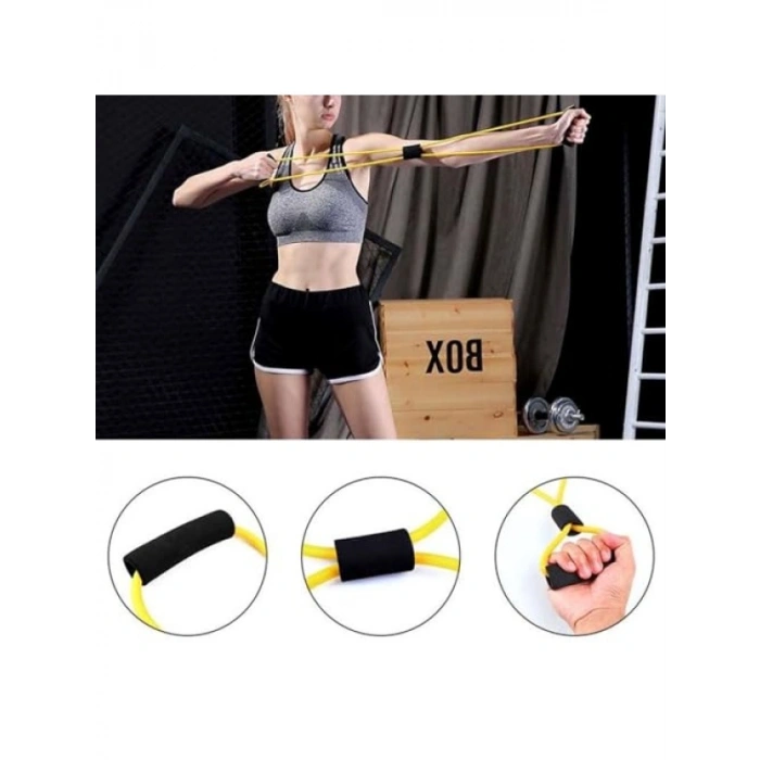 2 Adet 8 Şekilli Elastik Direnç Bandı