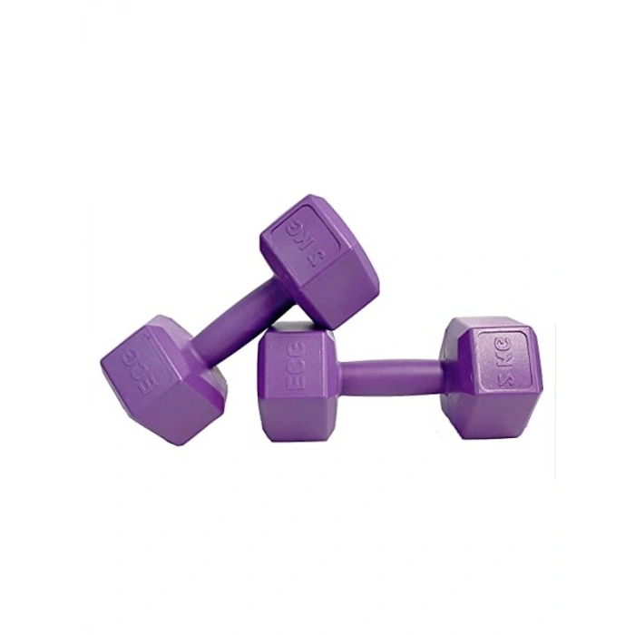 2 Adet Altıgen Dambıl Seti - Toplam 4 Ağırlık