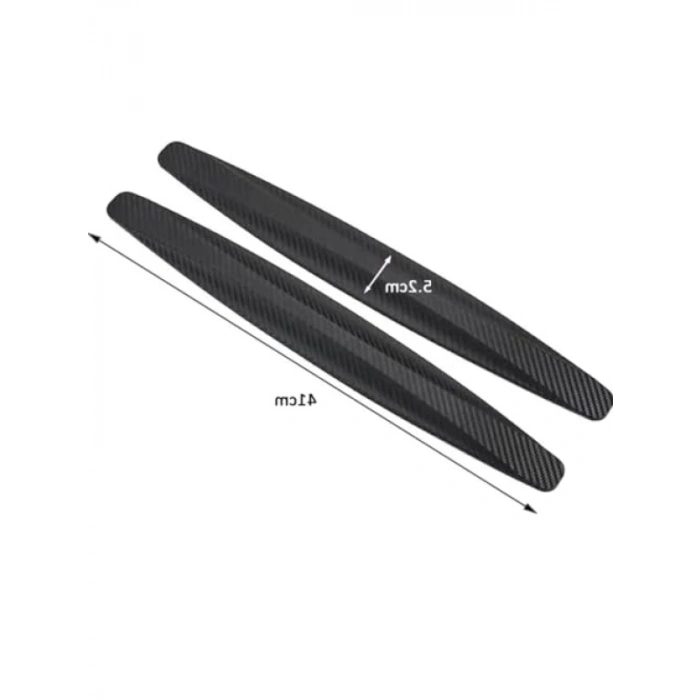 2 Adet Araba Tampon Koruyucu Siyah, Dayanıklı ve Esnek