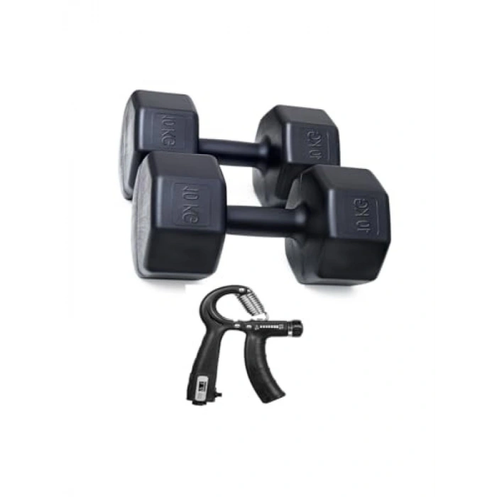 2 Adet Ayarlanabilir Dambıl ve Sayaçlı El Yayı