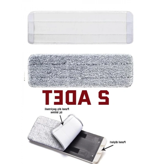 2 Adet Tablet Mop Yedek Bezi, Mop Yedeği