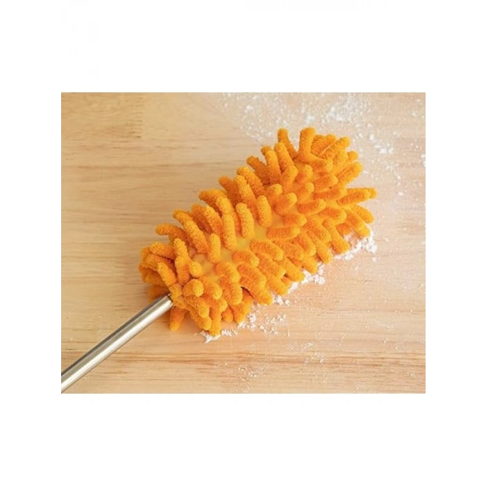 2 Adet Teleskopik Mikrofiber Toz Alma Püskülü, Yıkanabilir