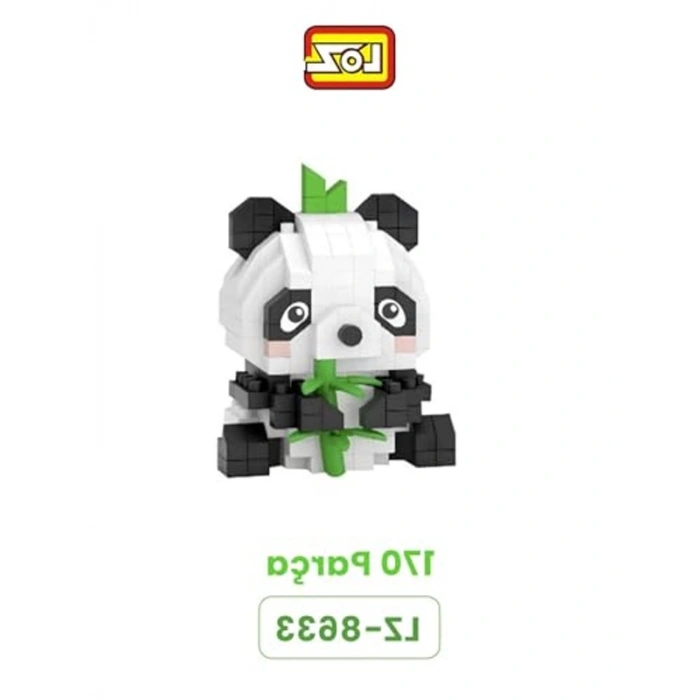 2 Farklı Model Panda ve Tavşan Figürü Yapım Seti
