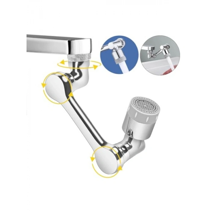 2 Fonksiyonlu Evrensel Musluk Ucu - 1080° Döner