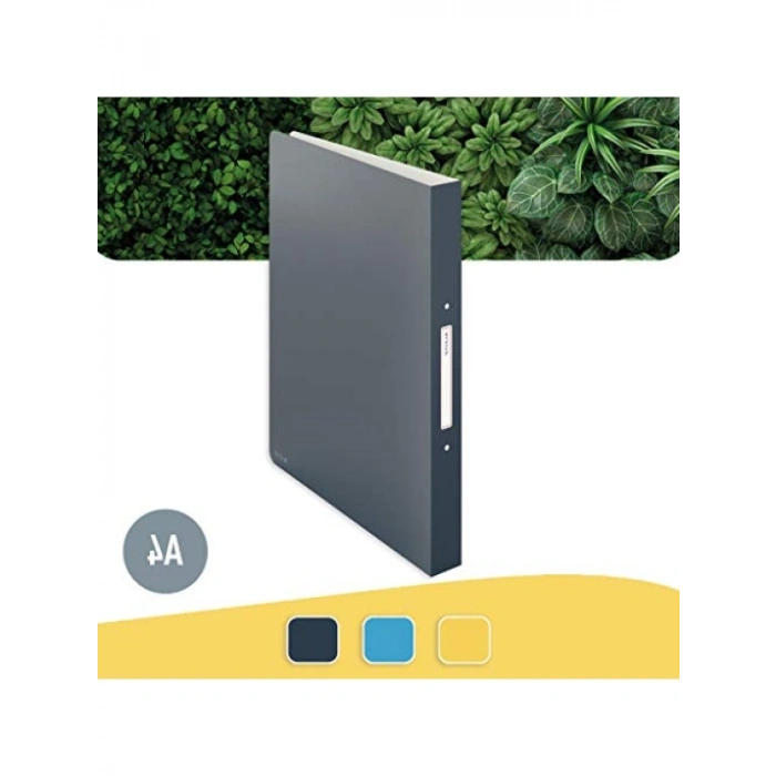 2 Halkalı A4 Klasör, Kadife Gri