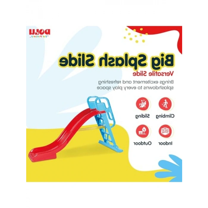 2 In 1 Büyük Su Kaydırağı - Kırmızı