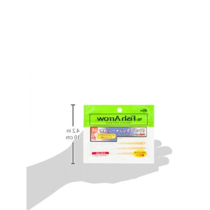 2 inç Olta Flasher, 6 Adet Paket, Şeffaf Altın Renk
