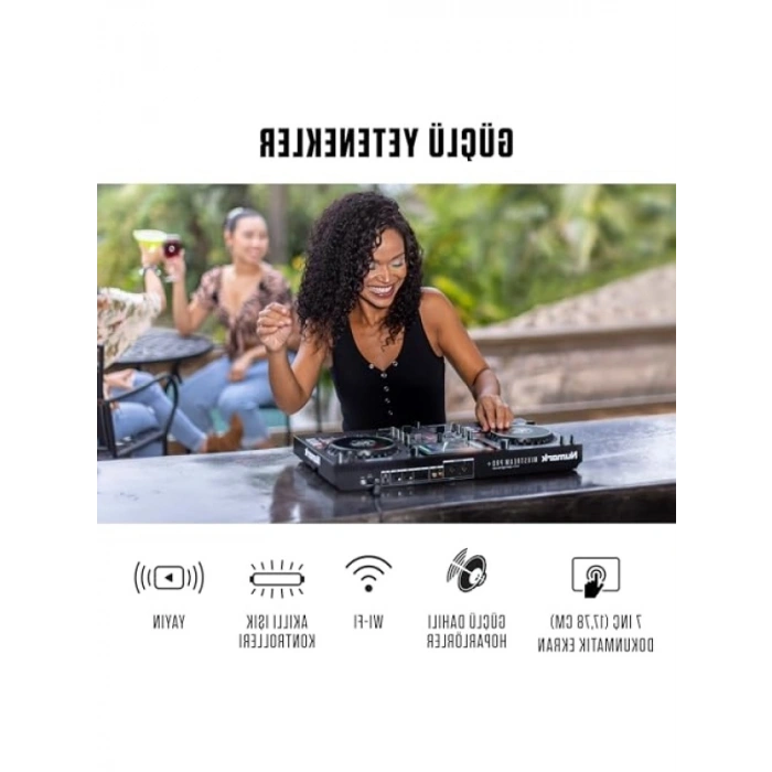 2 Kanal, Hoparlörlü Streaming DJ Kontrol Ünitesi ile Parti Keyfi