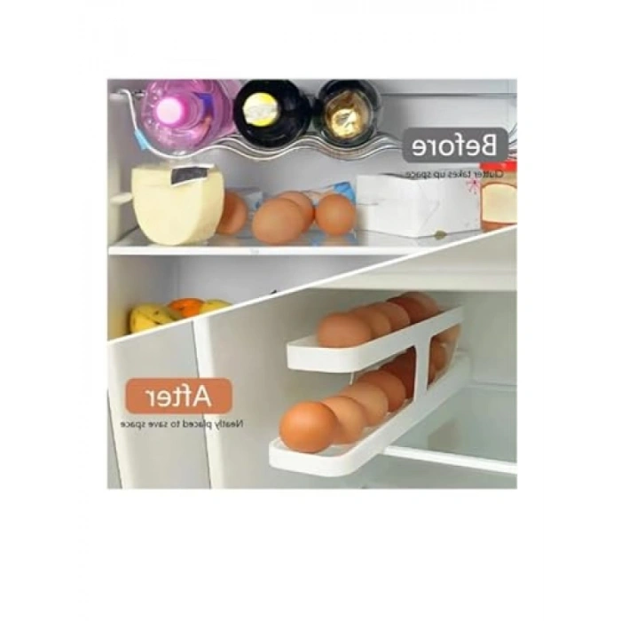 2 Katlı Otomatik Buzdolabı Yumurta Standı