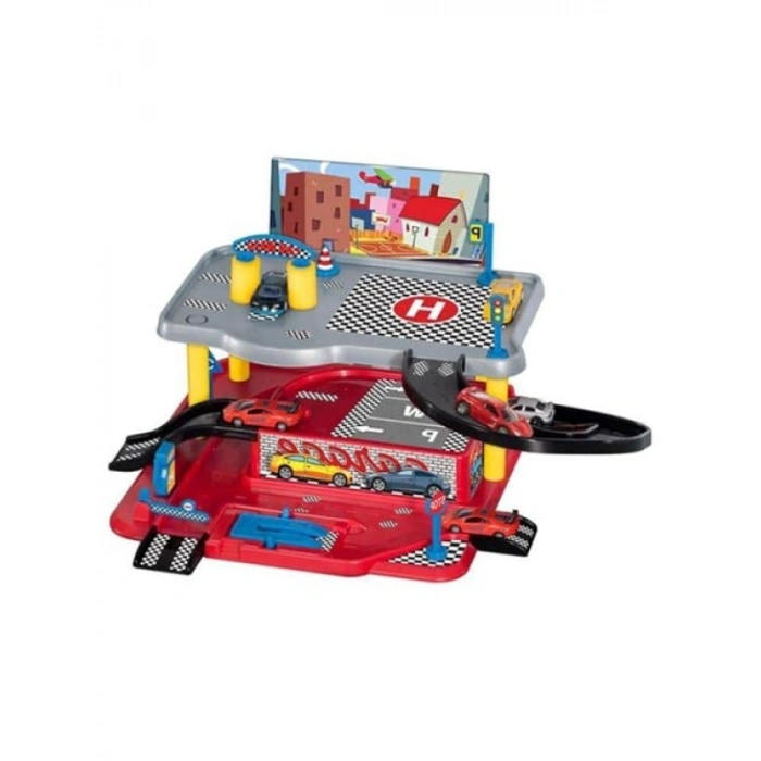 2 Katlı Oyun Garaj Seti