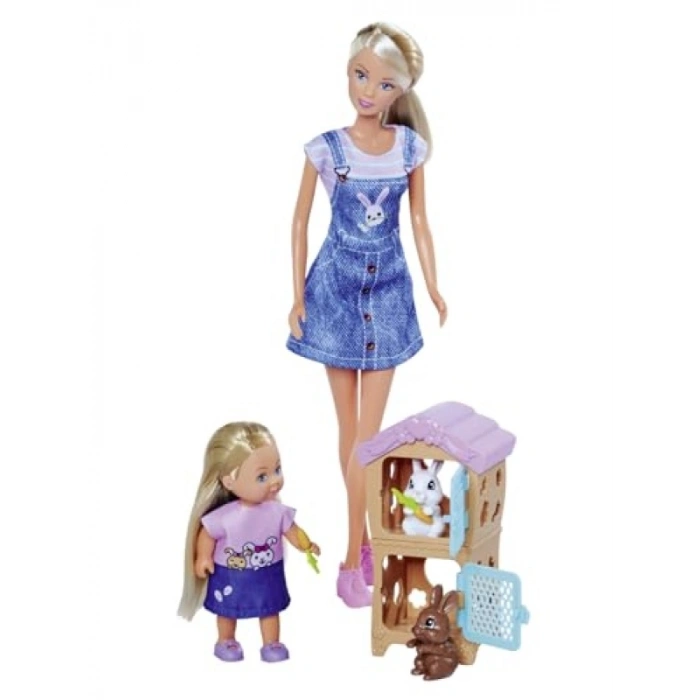 2 Katlı Tavşan Evi Oyun Seti