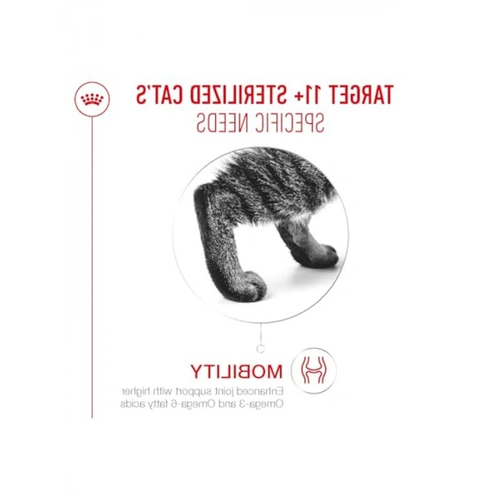 2 kg Yaşlı Kediler İçin Sağlıklı Kuru Mama, 11+ Yaş Grubu