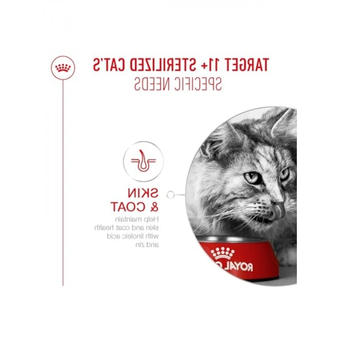2 kg Yaşlı Kediler İçin Sağlıklı Kuru Mama, 11+ Yaş Grubu