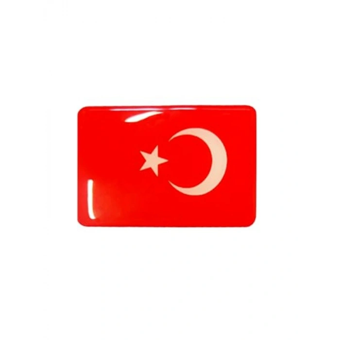 2li 3D Türk Bayrağı Sticker Seti