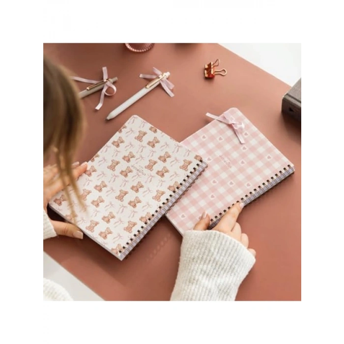 2li A5 Kareli Okul Defteri Seti - 80 Yaprak ve Ders Programı