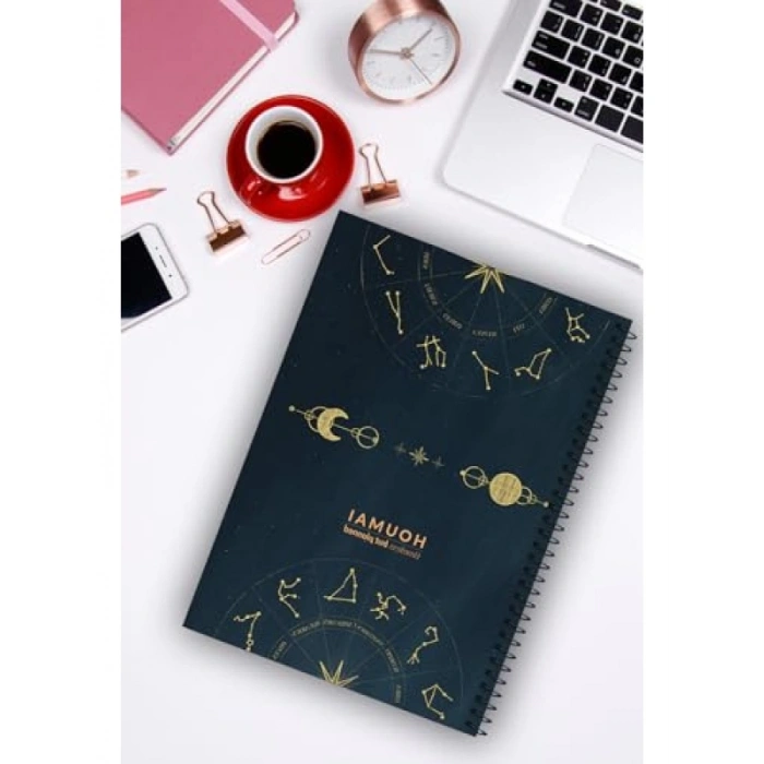 2li A5 Spiralli Çizgili Defter Seti, 96 Sayfa, Perforajlı