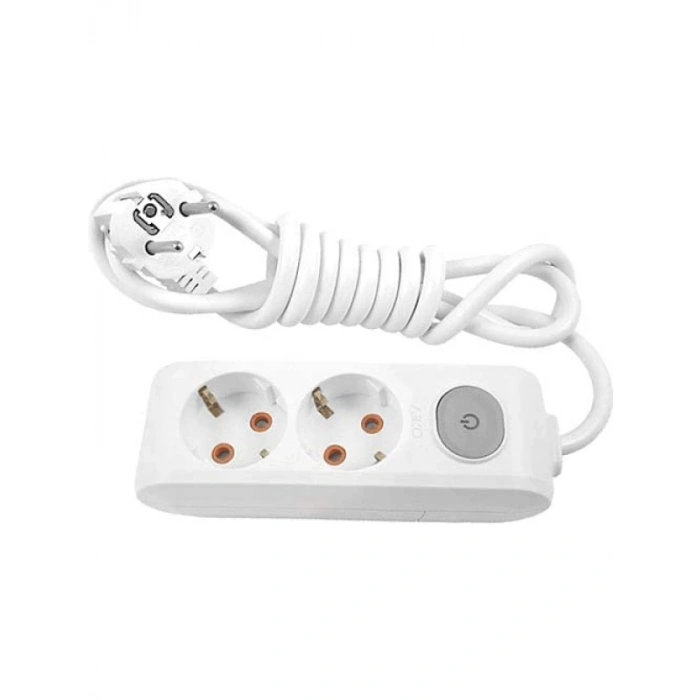 2li Anahtar Topraklı Kablo Ç.K 2 mt Priz