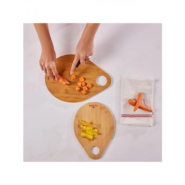2li Bambu Kesme Tahtası Seti