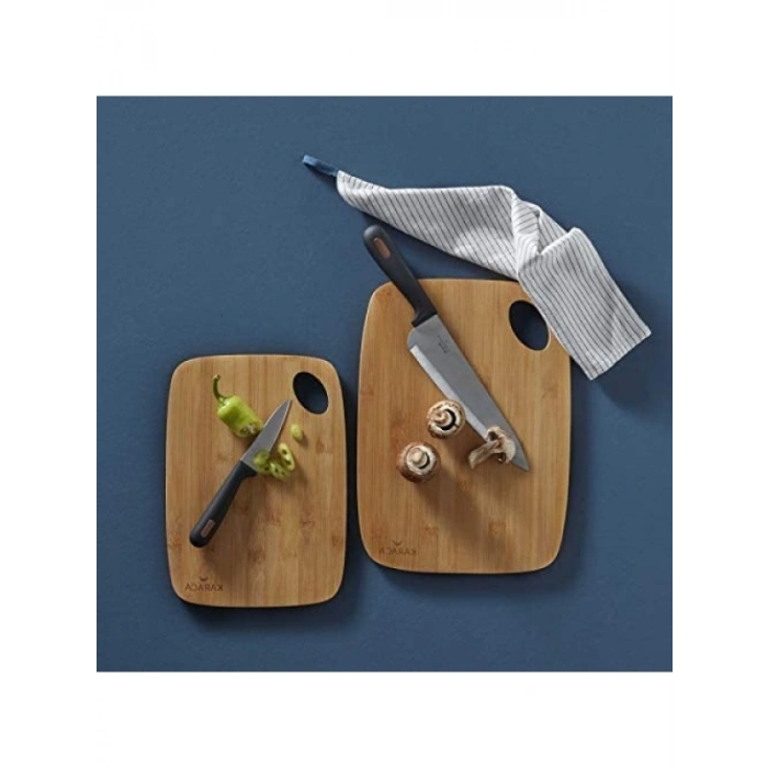 2li Bambu Kesme Tahtası Seti - Farklı Boyutlar