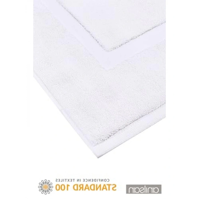 2li Beyaz Ayak Havlusu | 50x70 cm, %100 Pamuk