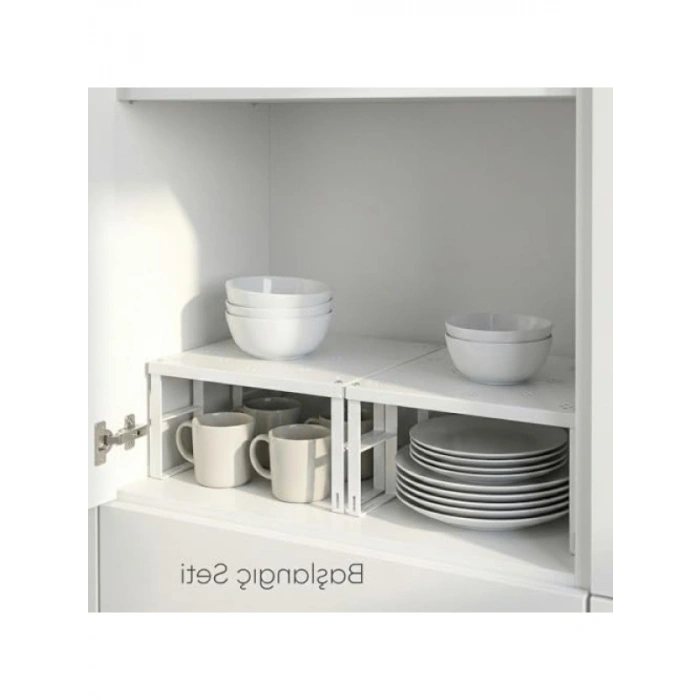 2li Dolap İçi Düzenleyici Raf Seti