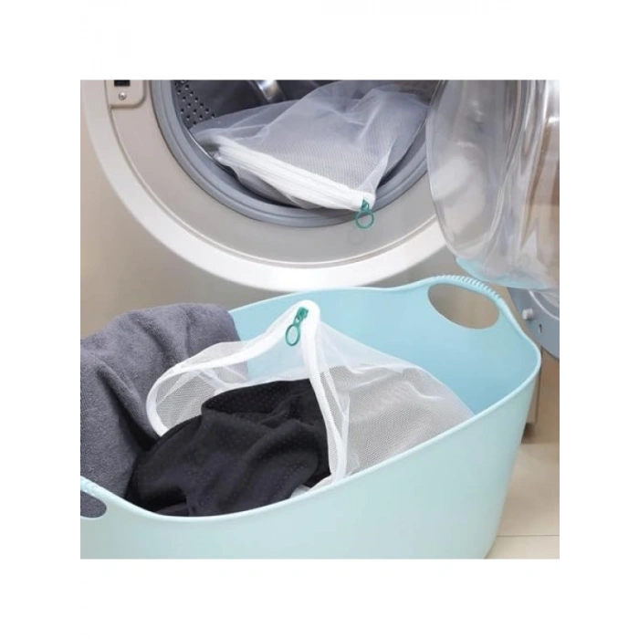 2li Fermuarlı Çamaşır Torbası Seti