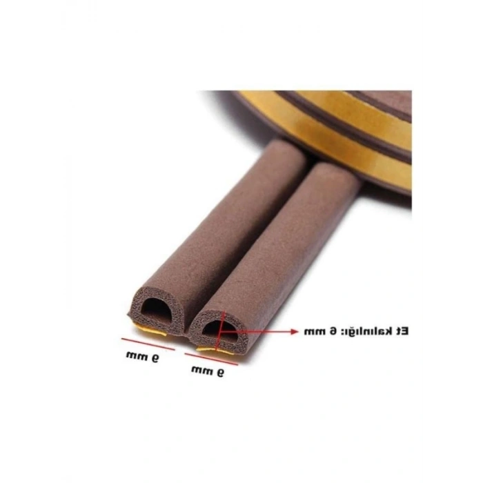 2li Kauçuk Kapı ve Pencere İzolasyon Bandı, 10 Metre