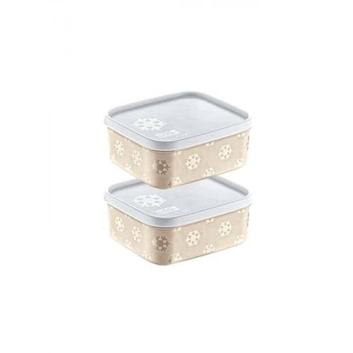 2Li Modüler No Frost Saklama Kabı Seti, 700 ML