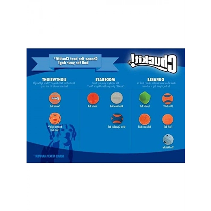 2li Orta Boy Köpek Oyun Topu, Chuckit! Strato Ball