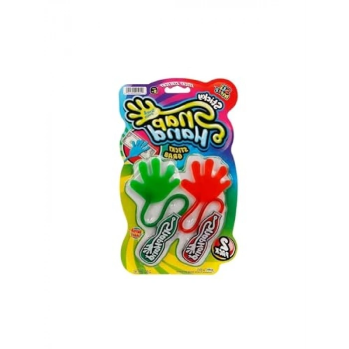 2li Renkli Yapışkan El - Eğlenceli ve Esnek