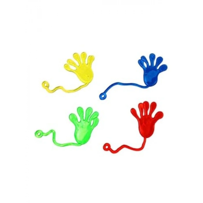 2li Renkli Yapışkan El - Eğlenceli ve Esnek
