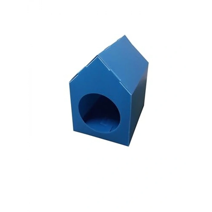 2li Set Katlanır Plastik Kedi Evi, Su Geçirmez Tasarım