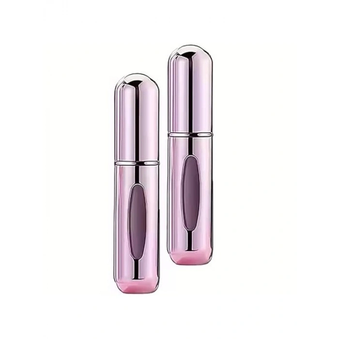 2li Set Taşınabilir Parfüm Şişesi, Cam Göstergeli