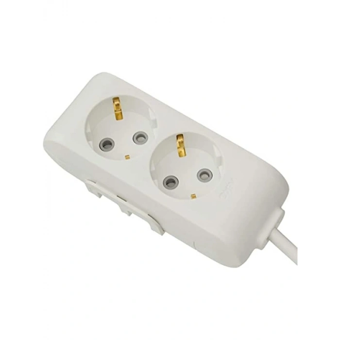 2li Topraklı Kablolu Priz - 1 Metre Uzunluk