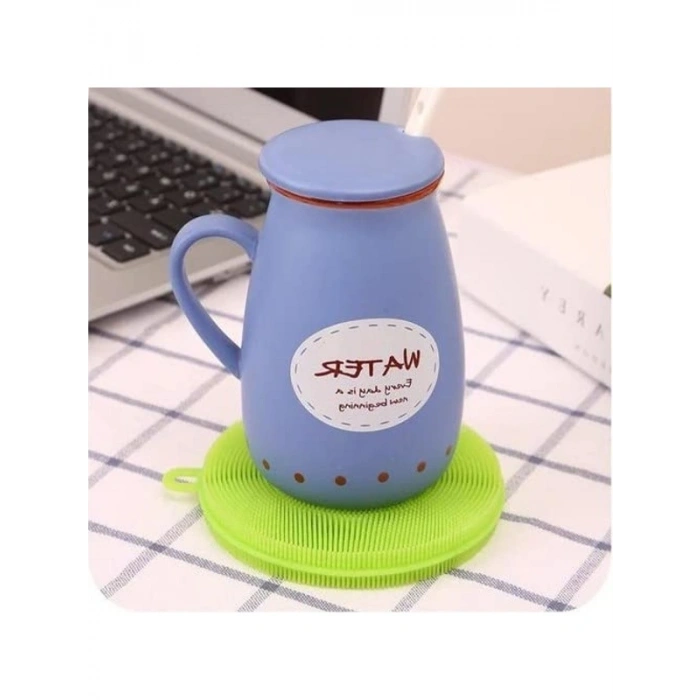 2li Tükenmeyen Silikon Bulaşık Süngeri, Çok Amaçlı Kullanım