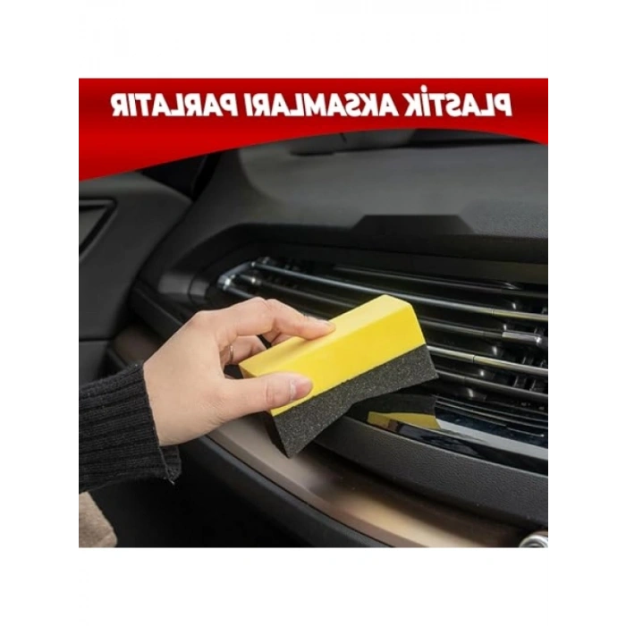 2li U Şeklinde Araba Lastik Parlatıcı Sünger