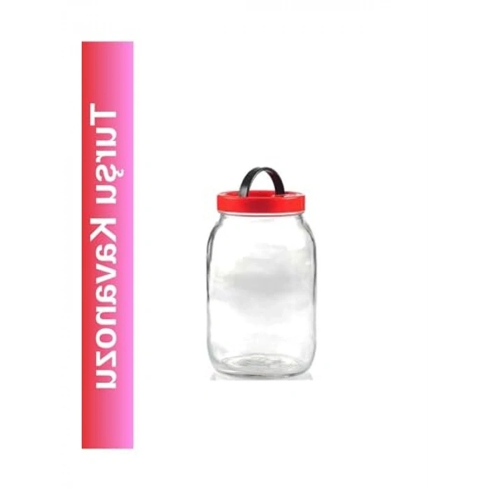 2 Litre Kapasiteli Cam Saklama Kavanozu, Turşu ve Bakliyat İçin