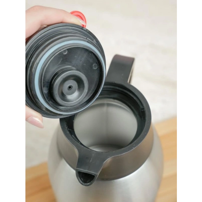 2 Litre Kapasiteli Çelik Termos, Sızdırmaz Kapak