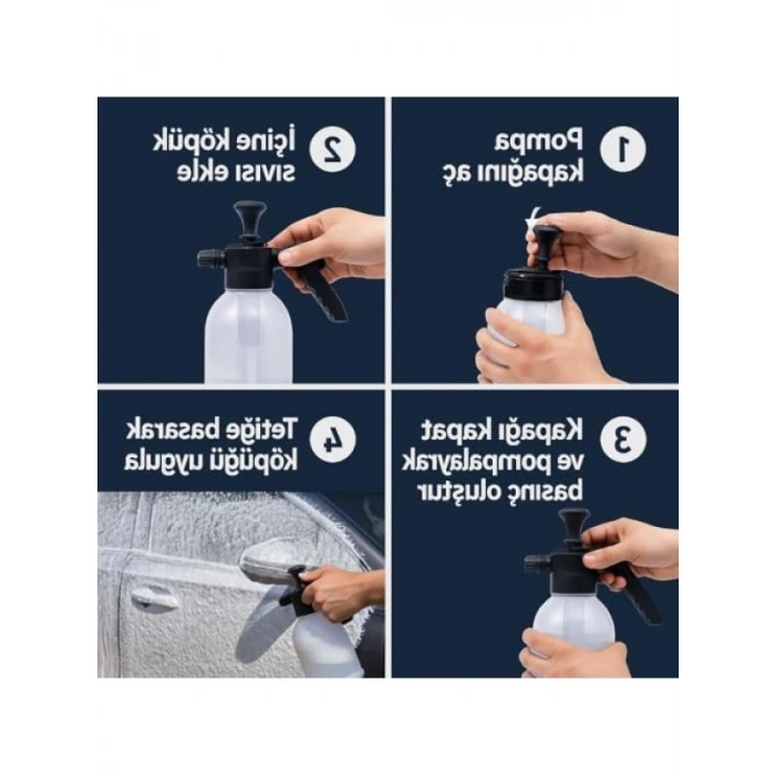 2 Litre Kapasiteli Köpük Yapıcı Pompa | Kimyasal Dayanıklı