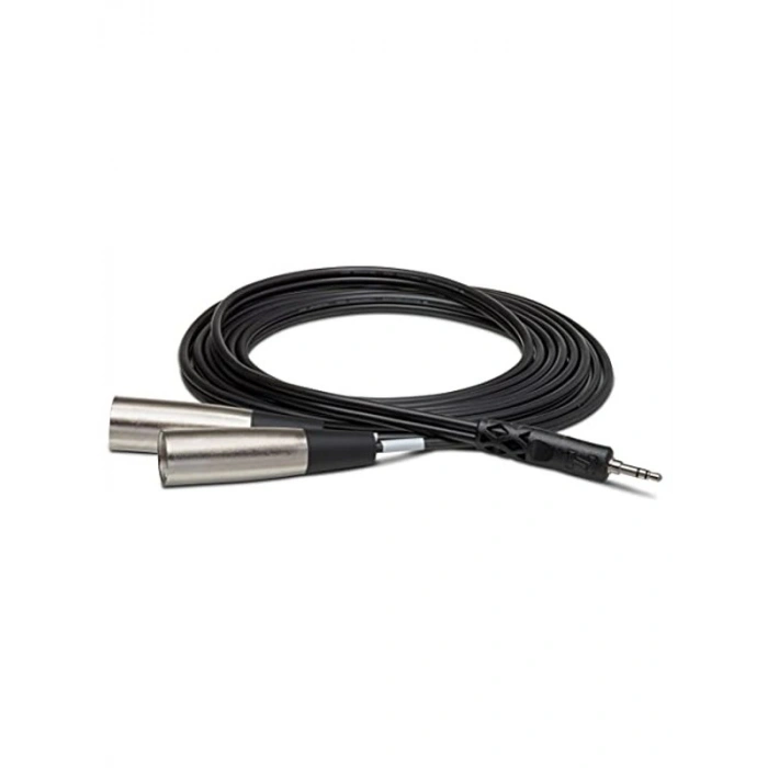 2 m Uzunlu 3.5 mm TRS - Dual XLR Stereo Kablo