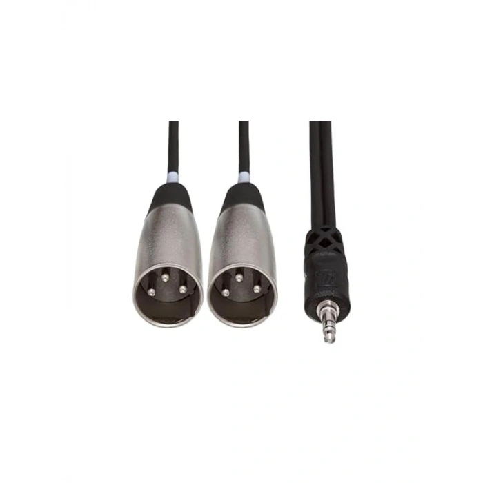 2 m Uzunlu 3.5 mm TRS - Dual XLR Stereo Kablo