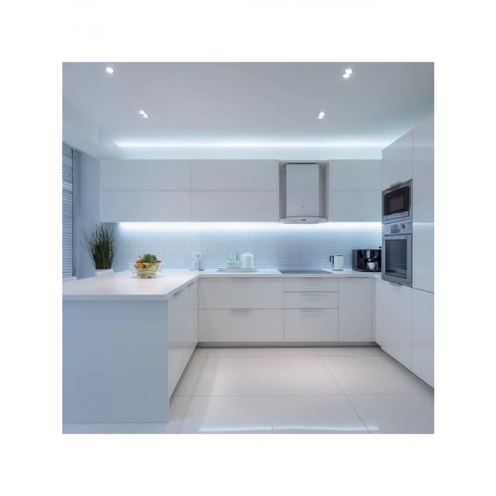2 Metre Beyaz Şerit LED Işık, Çalıştır Hazır Set, Adaptör Dahil