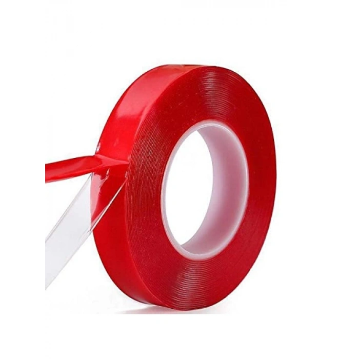 2 Metre Çift Taraflı Şeffaf Silikon Bant